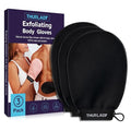 Korean Exfoliating Mitt, Exfoliating Glove, 3 Pack Viscose Fiber Body Scrub by THURLADY