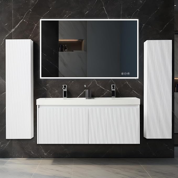 Blossom 48 Inch Double Sink Bathroom Vanity by BLOSSOMKitchenBath
