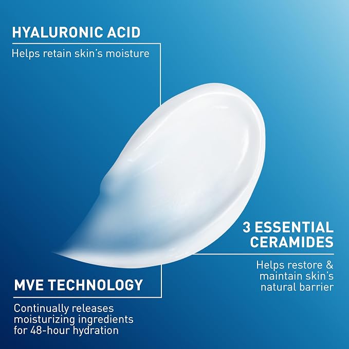 CeraVe Moisturizing Cream, Body and Face Moisturizer - Image 4