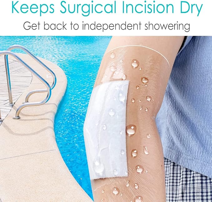 25 Pcs Waterproof Shower Cover 9"x9" - Image 3