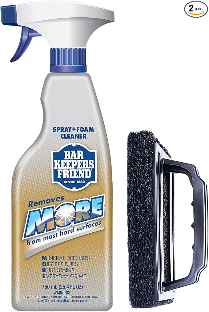 Daily Shower Spray Kit with 2 Items, Hard Water Spray Foam Cleaner with Glass by Unknown