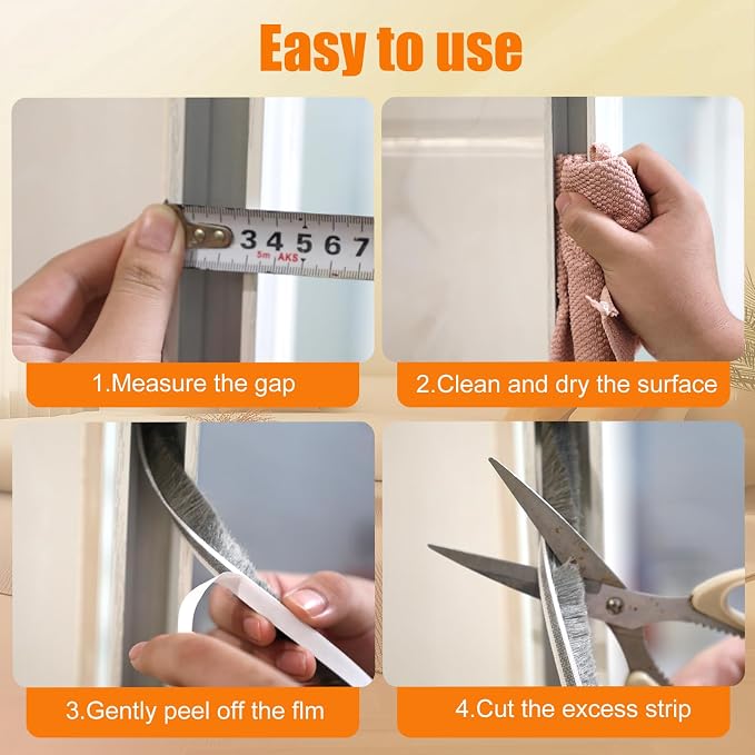 40FT Self-Adhesive Weather Stripping Seal - Image 5