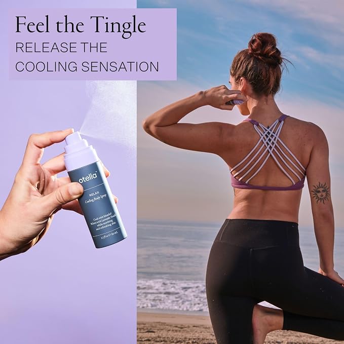 Cooling Body Spray with Menthol and Aromatherapy Lavender Vanilla Scent to help - Image 12