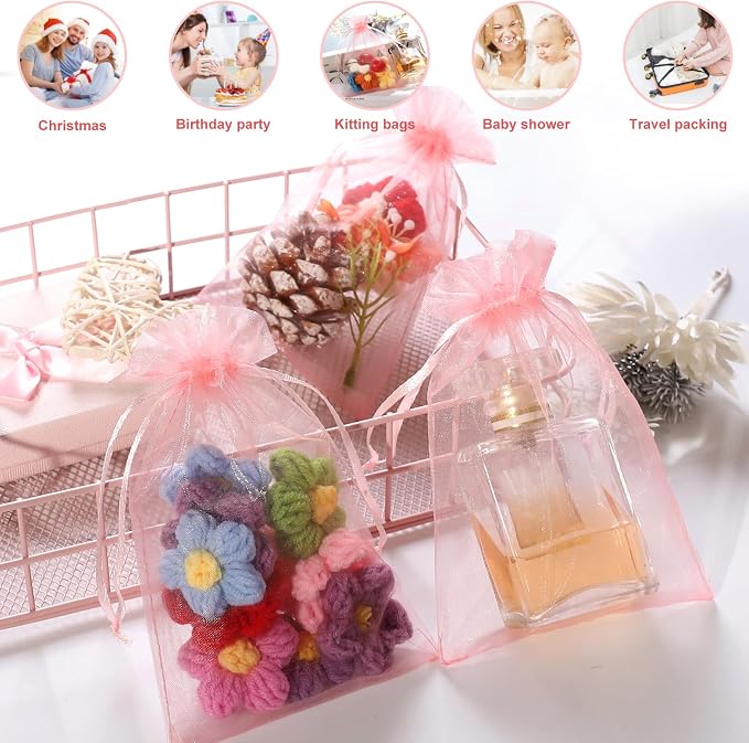 Hopttreely 100pcs Organza Bags - Image 6