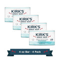 Kirk's Original Coco Castile Soap Fragrance Free 4 oz, Pack 18 by Kirks
