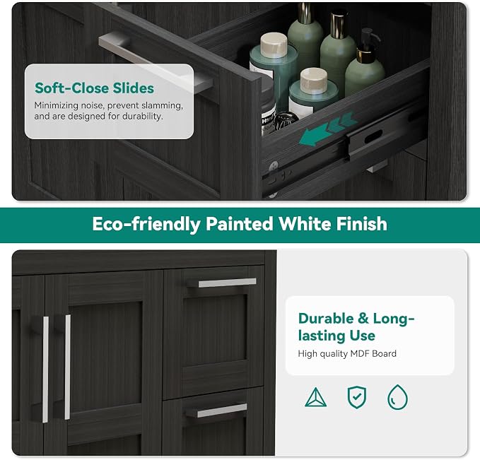 YOURLITE 36" Bathroom Vanity - Image 4