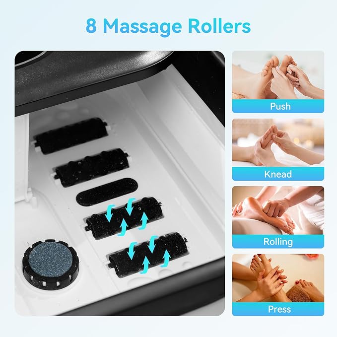 Foot Spa Bath Massager with Heat, Collapsible Foot Massager Spa Soaking Tub - Image 4
