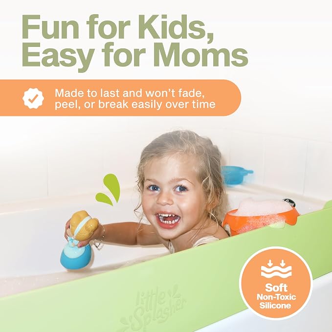 Original PlayPad, Bathtub Splash Guard Play Shelf - Image 6