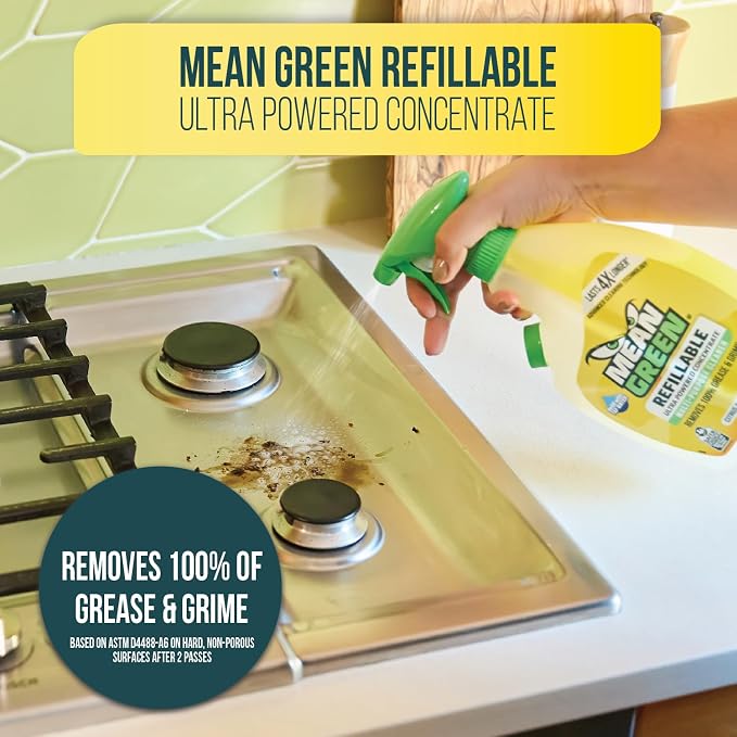 Mean Green Refillable Ultra Powered Multi-Purpose Cleaner Concentrate, Citrus & - Image 3