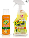 OdoBan 360-Degree Continuous Spray Natural Oil Real Citrus Orange Air Freshener by OdoBan