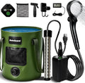 Portable Camping Shower, 6000mAh Rechargeable Shower Pump, Large Capacity by Motivekit