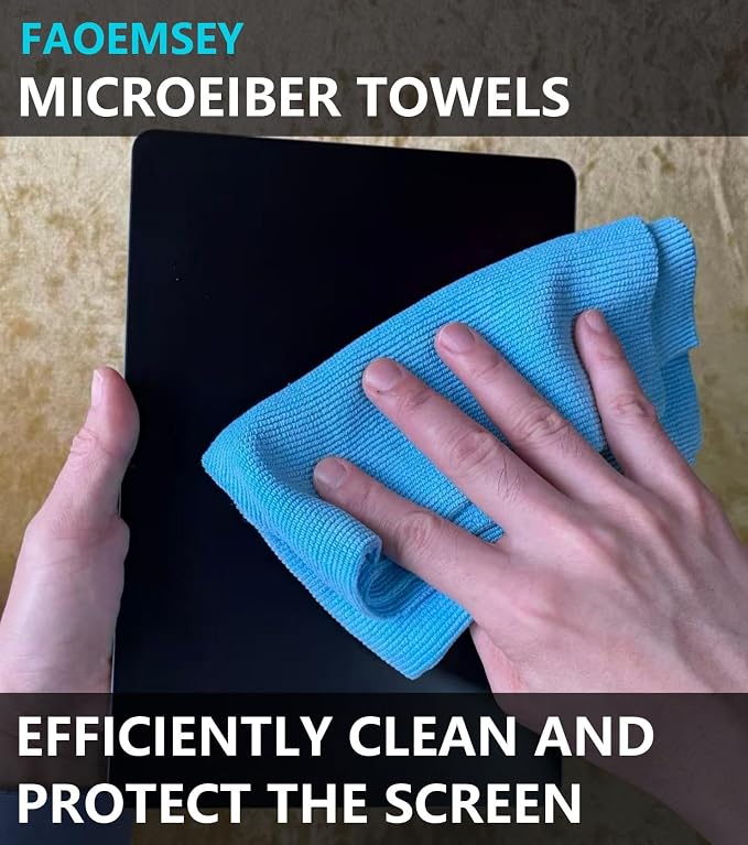 Microfiber Towels, 420GSM Edgeless, Soft Absorbent, Professional Polishing - Image 9