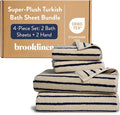 Brooklinen Super-Plush Bath Sheet and Hand Towel Set by Brooklinen
