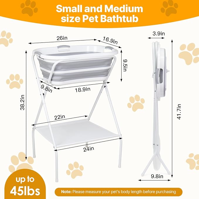 Beberoad 2 in 1 Dog Bath Tub Dog Washing Station - Image 5