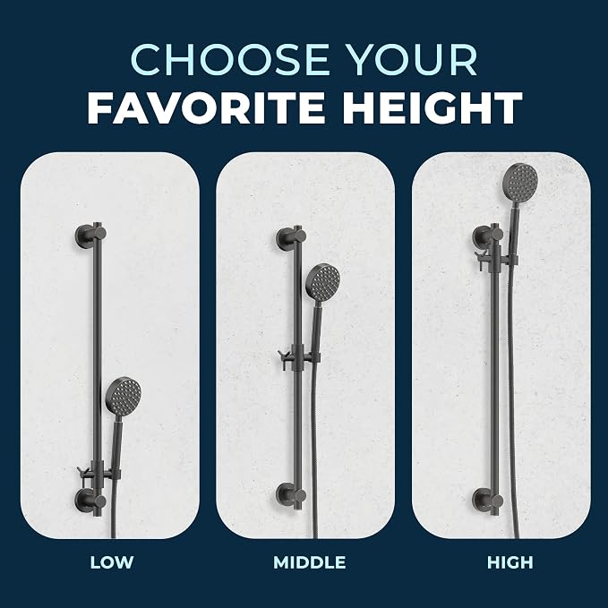 HammerHead Showers Solid Metal 27.5-Inch Shower Slide Bar - Image 4