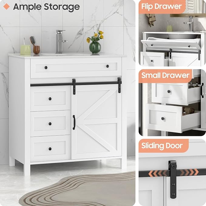 Vabches 36 Inch Bathroom Vanity - Image 5