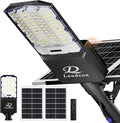 10800w Solar Street Lights Outdoor Waterproof Black, 650000LM Super Bright LED by Leadzon