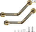 Grab Bars for Bathtubs and Showers- 1-1/4 x 16 Angled Shower Grab Bar for by JOY+DECOR