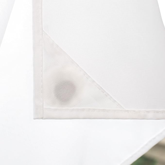 River Dream Stall Heavyweight No Hooks Required Dotted Waffle Weave Shower - Image 6