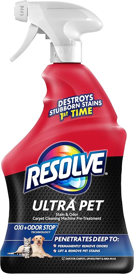 Resolve Ultra Pet Odor and Stain Remover Spray – Carpet Cleaner - Image 6