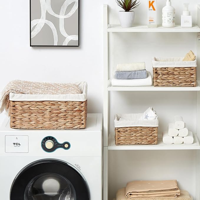 Vagusicc Wicker Basket, Storage Baskets - Image 4