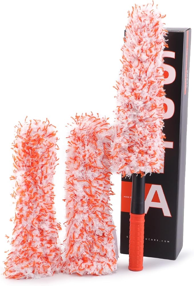 Microfiber Wheel Brush, SPTA Removable Car Wheel Cleaning Brush - Image 9