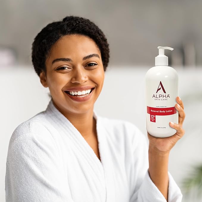 Alpha Skin Care Revitalizing Body Lotion, 12% Glycolic AHA, Simple & Effective - Image 4