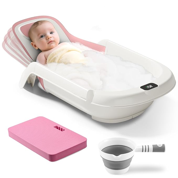 Baby Bathtub, 5-in-1 Reclining Baby Bathtub, Baby Bath Tub by Aimsnk