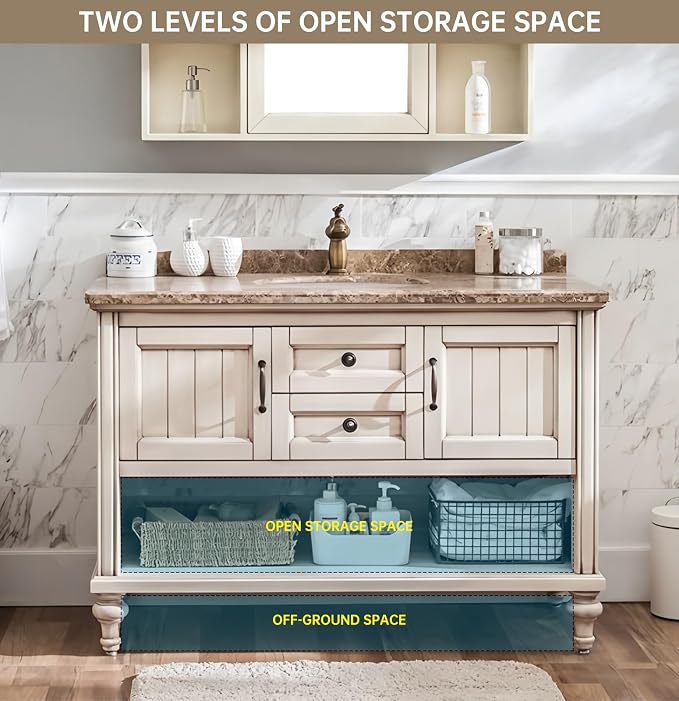 Freestanding Bathroom Vanity, Single Sink Bathroom Vanity Include Smart Mirror - Image 7