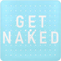 Bathtub Mat Non Slip, Get Naked Square Bath tub Mat Shower Floor Mat by BathtubMat