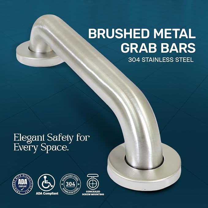 Highcraft Grab Bar for Bathtubs and Showers, Shower Grab Bars for Seniors and - Image 2