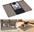 URMONA Waterproof Silicone Under Sink Mat 25'' x 19'' Shelf Liner by URMONA