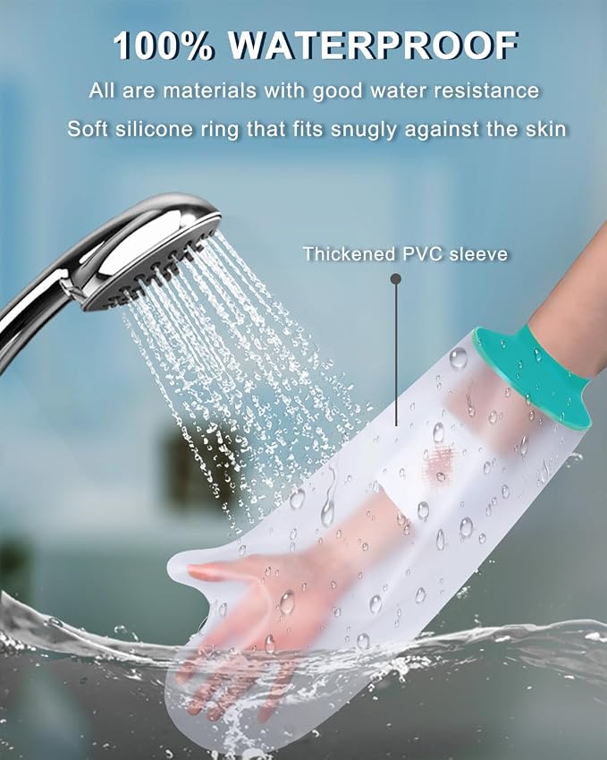 Cast Covers for Shower Arm, Waterproof Arm Cast Covers for Shower Adult - Image 2