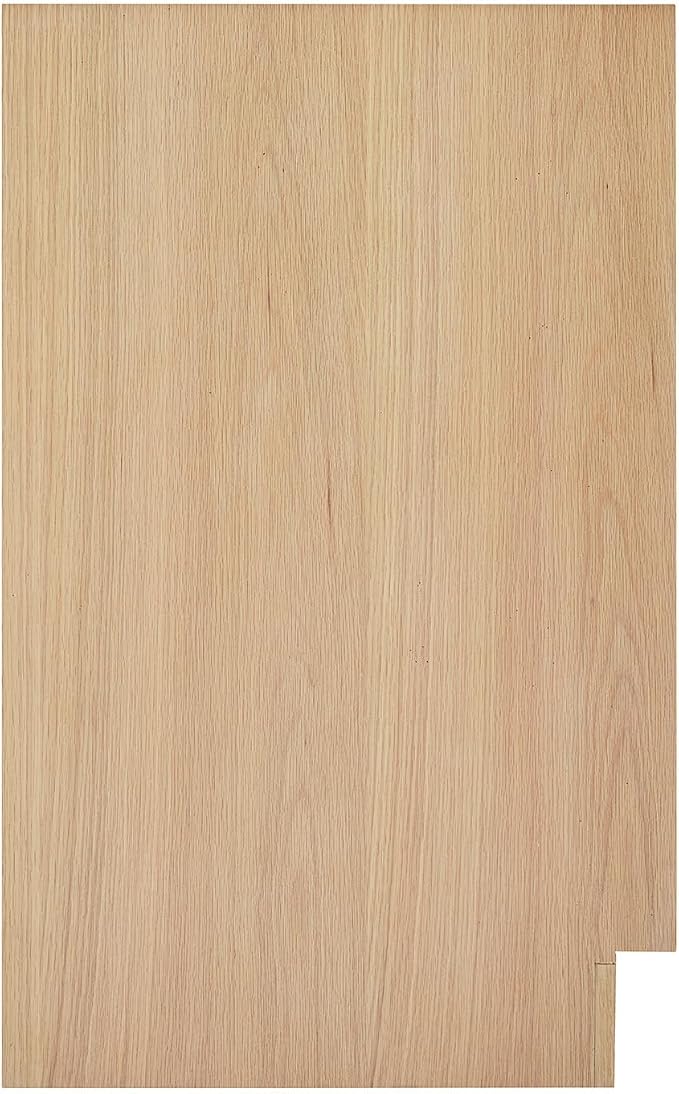 ARIEL Kelly 54 inch Bathroom Vanity Without Sink in White Oak, Bathroom Base - Image 6