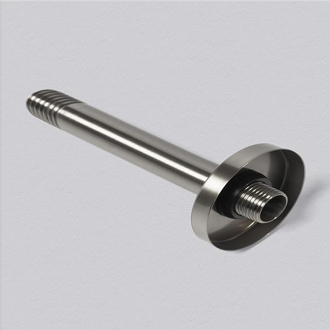 8 Inch Shower Arm with Flange, Ceiling Mounted Shower Head Extension Arm - Image 4