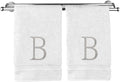 Monogrammed Hand Towel, Personalized Initial Gift, Extra Absorbent 100% Turkish by BareCotton