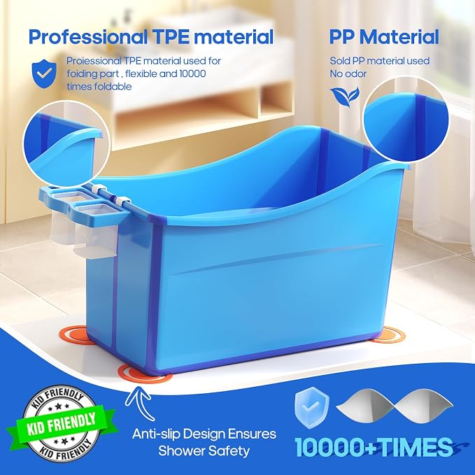 Collapsible Baby Bathtub Foldable Bathtub - Image 3