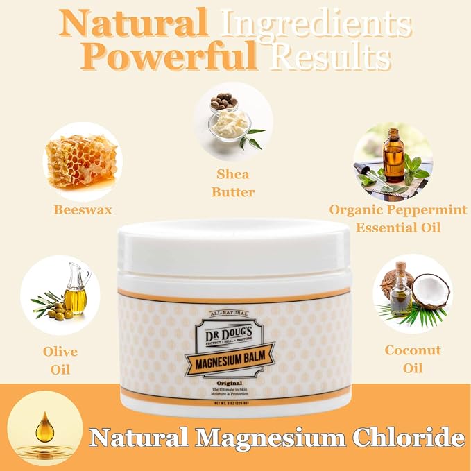 Dr. Doug's Magnesium Balm – Organic Magnesium Lotion - Image 3