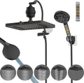 Hibbent 5-spray 13'' Dual Filtered Rainfall Shower Head Combo, High Pressure by Hibbent