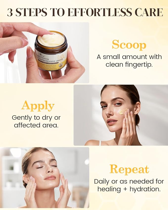 Bee Venom Comprehensive Cream, Bee Venom Skin Treatment Cream, All-in-One - Image 7