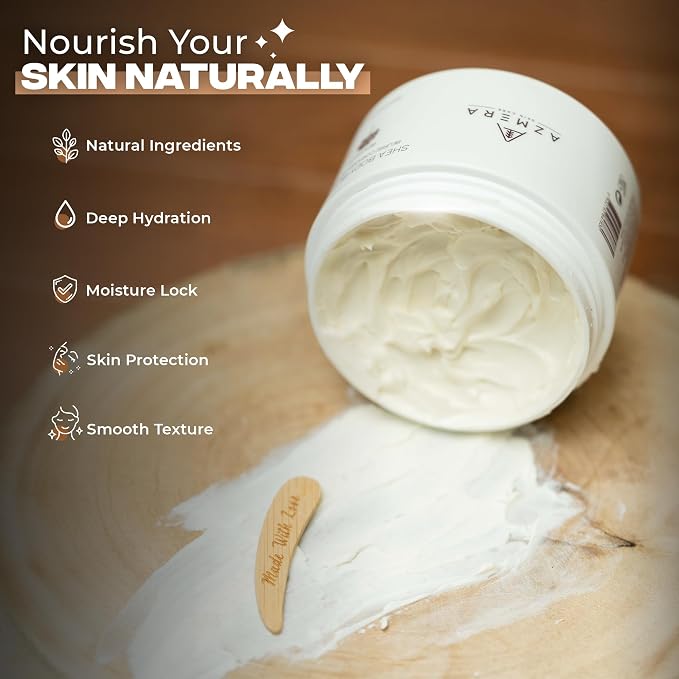 AZMERA Handcrafted Whipped Shea Body Butter – Refreshing Mint & Eucalyptus - Image 7