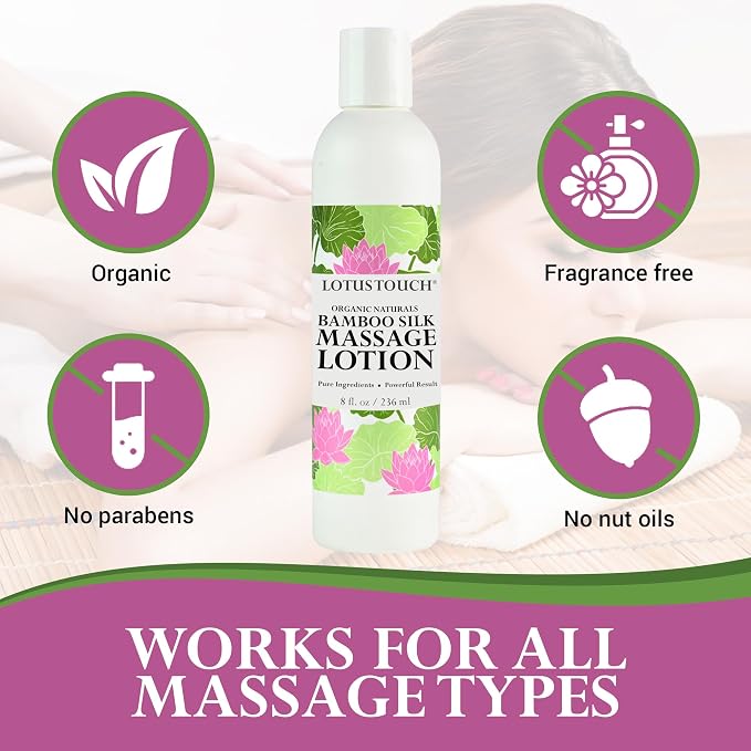 Organic Naturals Bamboo Silk Massage Lotion by Lotus Touch - Image 6