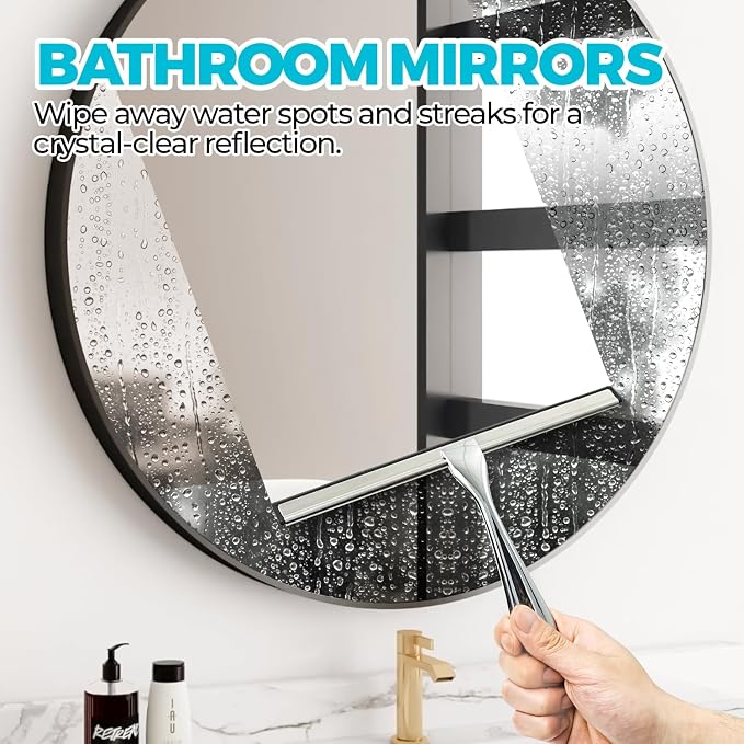 12-Inch All-Purpose Shower Squeegee - Image 4