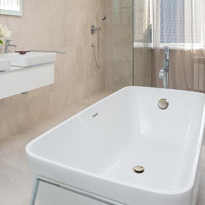 Single Hole Bathtub Drain Overflow Plate - Image 2