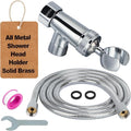 YUHX All Metal Shower Head Holder and Hose Stainless Steel Extra Long 6 ft by Unknown