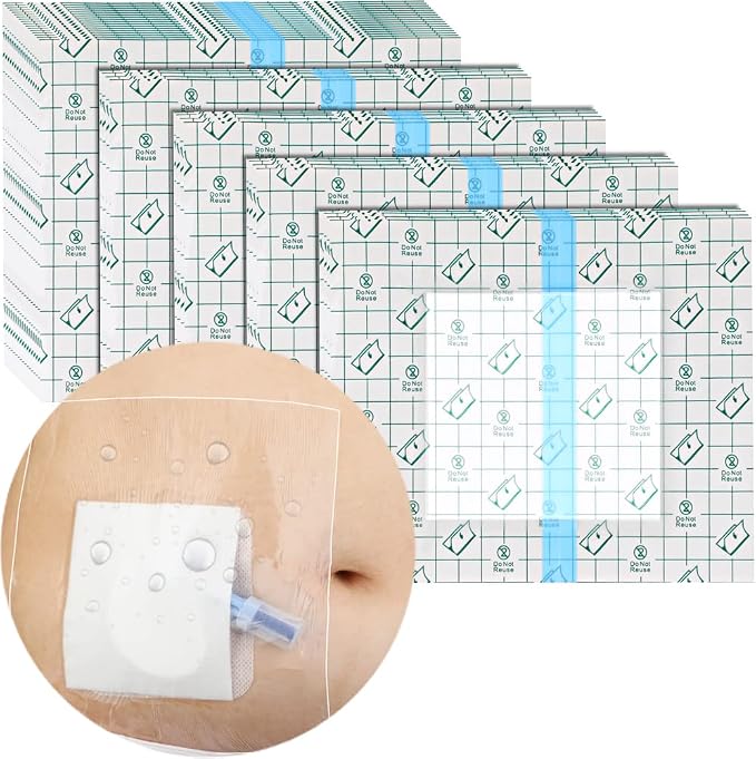 Waterproof Dialysis Catheter Shower Cover | 12x12 Inch Shower Protector by Unknown