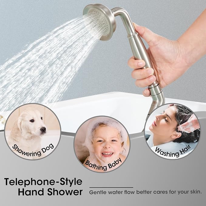 Free Standing Tub Faucet, Jabbol Luxury Freestanding Bathtub Faucet - Image 5