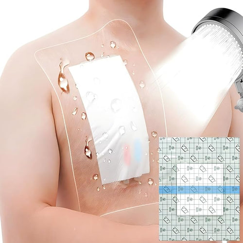 12" x 14" Shower Shields Wound Cover, Large Waterproof Bandages by Unknown