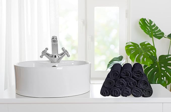Softolle 100% Cotton Washcloths 60 Pack Soft, Highly Absorbent Washcloth - Image 7