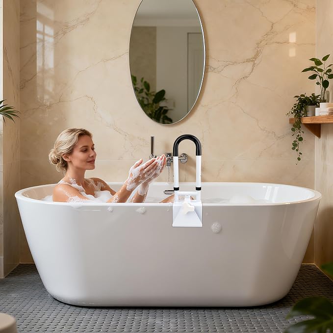 Adjustable Bathtub Safety Rail, Bathtub Safety Rail, Supports 300 lbs, - Image 3